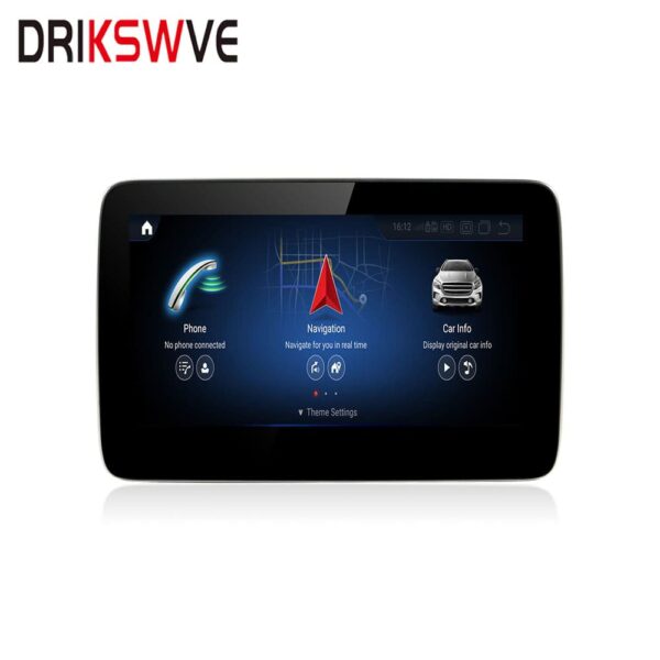 DRIKSWVE Android 13 W166 Android Auto Carplay Screen with Qualcomm Snapdragon 665 8 Core for Mercedes Benz GLE/ GLS Class W166 NTG5.0 2016-2018
