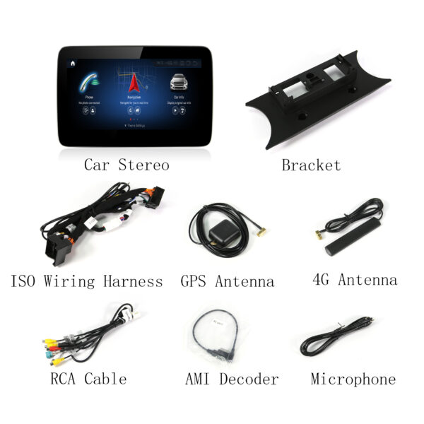 DRIKSWVE Android 13 R172 Android Auto Carplay Screen with Qualcomm Snapdragon 665 8 Core for Mercedes Benz SLK/ SLC/ SL Class R172 NTG 4.5 2011-2015 - Image 7