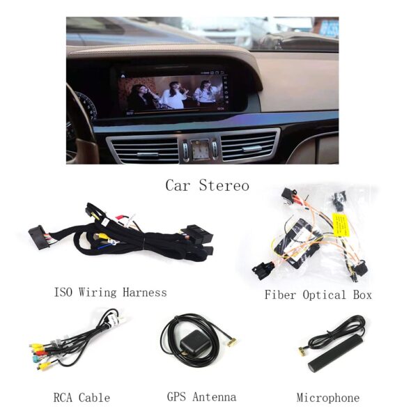 DRIKSWVE Android 13 Wireless Carplay & Android Auto Screen with Snapdragon 665 8 Core Multimídia Automotiva Car Stereo for Mercedes Benz S Class W221 NTG3.0/ NTG3.5 2005-2013 - Image 8