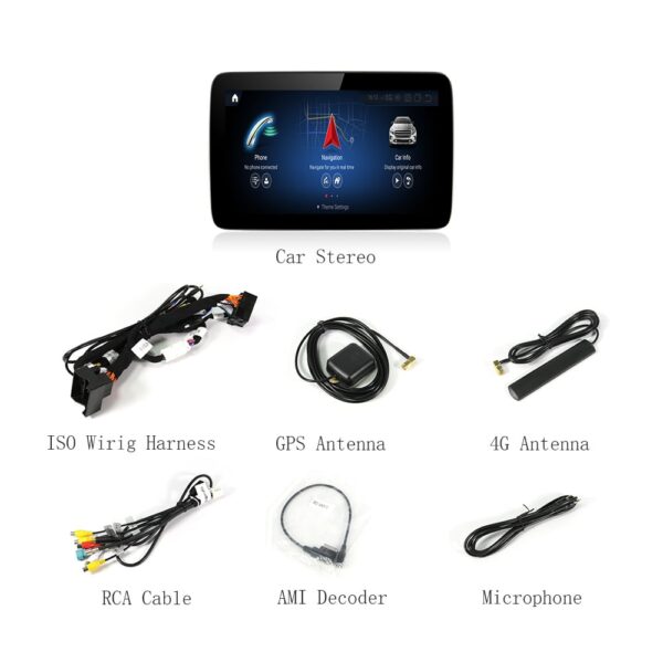 DRIKSWVE Android 13 W166 Android Auto Carplay Screen with Qualcomm Snapdragon 665 8 Core for Mercedes Benz GLE/ GLS Class W166 NTG5.0 2016-2018 - Image 8