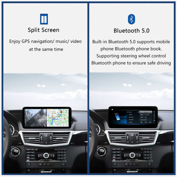 DRIKSWVE Android 13 Wireless Carplay & Android Auto Screen with Snapdragon 665 8 Core Multimídia Automotiva Car Stereo for Mercedes Benz E Class W207/ W212/ C207 NTG4.0/ NTG4.5/ NTG5.0 2009-2016 - Image 7