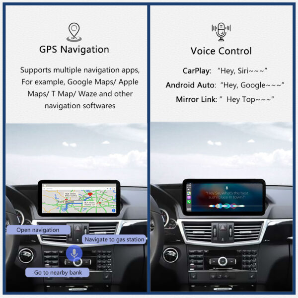 DRIKSWVE Android 13 Wireless Carplay & Android Auto Screen with Snapdragon 665 8 Core Multimídia Automotiva Car Stereo for Mercedes Benz E Class W207/ W212/ C207 NTG4.0/ NTG4.5/ NTG5.0 2009-2016 - Image 8