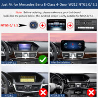 DRIKSWVE Android 13 Wireless Carplay & Android Auto Screen with Snapdragon 665 8 Core Multimídia Automotiva Car Stereo for Mercedes Benz E Class W207/ W212/ C207 NTG4.0/ NTG4.5/ NTG5.0 2009-2016 - Image 6