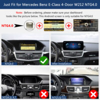 DRIKSWVE Android 13 Wireless Carplay & Android Auto Screen with Snapdragon 665 8 Core Multimídia Automotiva Car Stereo for Mercedes Benz E Class W207/ W212/ C207 NTG4.0/ NTG4.5/ NTG5.0 2009-2016 - Image 4