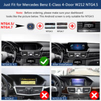 DRIKSWVE Android 13 Wireless Carplay & Android Auto Screen with Snapdragon 665 8 Core Multimídia Automotiva Car Stereo for Mercedes Benz E Class W207/ W212/ C207 NTG4.0/ NTG4.5/ NTG5.0 2009-2016 - Image 5