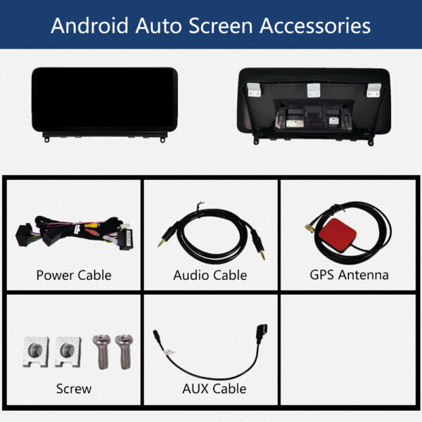 DRIKSWVE W204 Android Auto Screen with Snapdragon 665 1920*720HD Anti-glare Monitor for Mercedes Benz C Class/ CLK W204 NTG4.0 System - Image 8