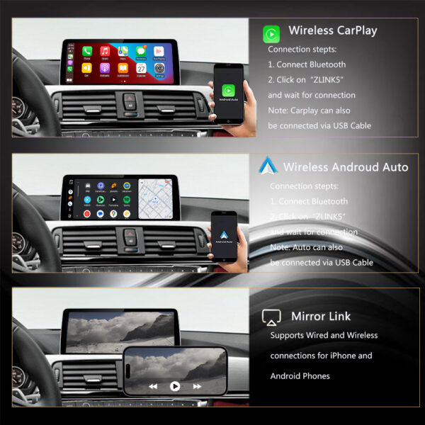 DRIKSWVE Android 13 BMW F30 Android Auto Carplay Screen with Qualcomm Snapdragon 665 8 Core for 3 Series 4 Series F30 F31 F32 F33 F34 F35 F36 CIC NBT EVO 2010-2018 Year - Image 2