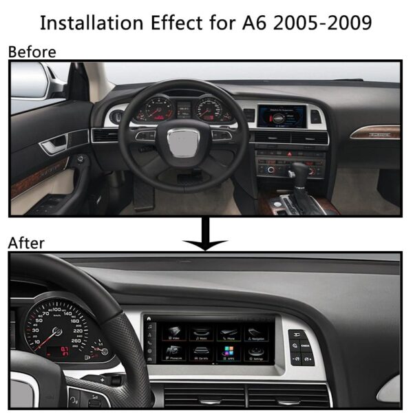 DRIKSWVE  Android 13 Wireless Carplay & Android Auto Screen with Snapdragon 665 8 Core Multimídia Automotiva Car Stereo for Audi A6L MIB B9 2012-2018 Year - Image 8