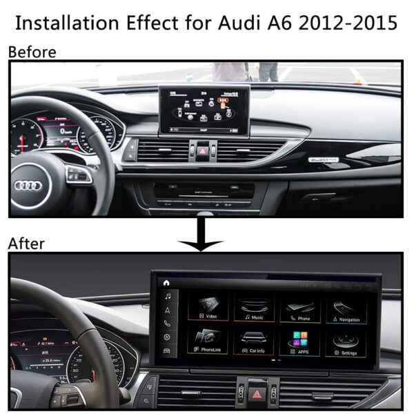 DRIKSWVE  Android 13 Wireless Carplay & Android Auto Screen with Snapdragon 665 8 Core Multimídia Automotiva Car Stereo for Audi A6L MIB B9 2012-2018 Year - Image 10