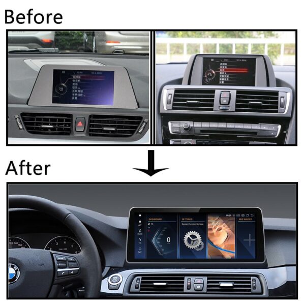 DRIKSWVE Android 13 BMW F20 Android Auto Carplay Screen with Qualcomm Snapdragon 665 8 Core  for 1 Series E81 E82 E87 F20 F21 F23 F01 F02 OEM without Monitor/ CCC/ CIC/ NBT/ EVO 2006-2018 Year - Image 10