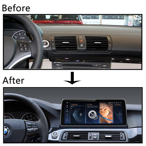 DRIKSWVE Android 13 BMW F20 Android Auto Carplay Screen with Qualcomm Snapdragon 665 8 Core  for 1 Series E81 E82 E87 F20 F21 F23 F01 F02 OEM without Monitor/ CCC/ CIC/ NBT/ EVO 2006-2018 Year - Image 7