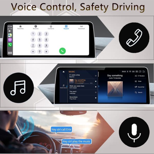 DRIKSWVE Android 13 BMW E84 Android Auto Carplay Screen with Qualcomm Snapdragon 665 8 Core for X1 E84 F48 CIC NBT EVO 2010-2018 Year - Image 4