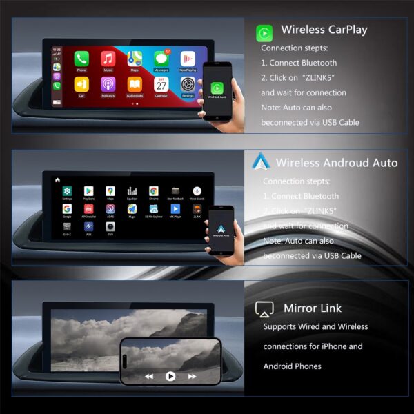 DRIKSWVE Android 13 Wireless Carplay & Android Auto Screen with Snapdragon 665 8 Core Multimídia Automotiva Car Stereo Blu-Ray for Lexus ES 2013-2020 Year - Image 2