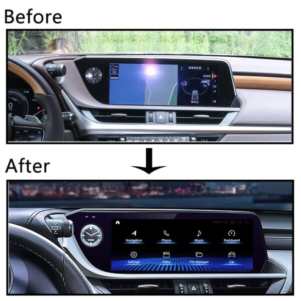 DRIKSWVE Android 13 Wireless Carplay & Android Auto Screen with Snapdragon 665 8 Core Multimídia Automotiva Car Stereo Blu-Ray for Lexus ES 2013-2020 Year - Image 8