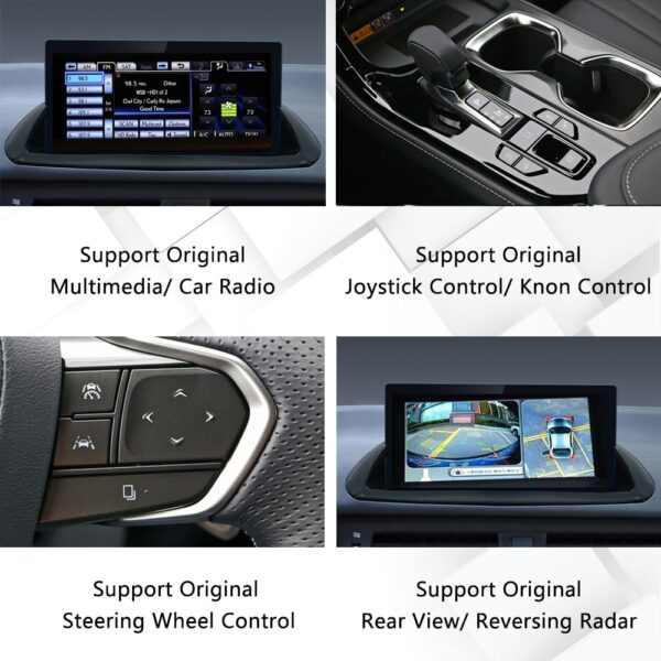 DRIKSWVE Android 13 Wireless Carplay & Android Auto Screen with Snapdragon 665 8 Core Multimídia Automotiva Car Stereo Blu-Ray for Lexus NX 2014-2020 Year - Image 5