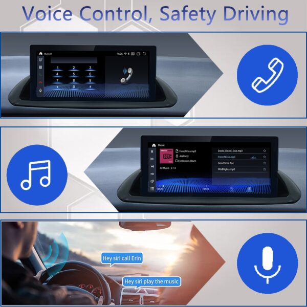 DRIKSWVE Android 13 Wireless Carplay & Android Auto Screen with Snapdragon 665 8 Core Multimídia Automotiva Car Stereo Blu-Ray for Lexus NX 2014-2020 Year - Image 4