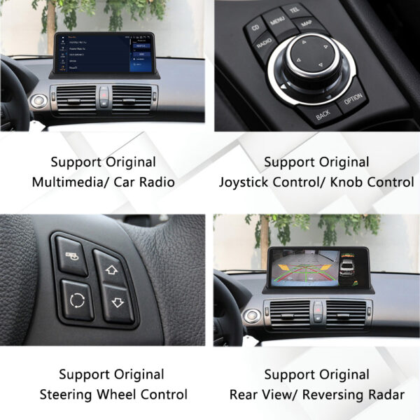 DRIKSWVE Android 13 BMW F20 Android Auto Carplay Screen with Qualcomm Snapdragon 665 8 Core  for 1 Series E81 E82 E87 F20 F21 F23 F01 F02 OEM without Monitor/ CCC/ CIC/ NBT/ EVO 2006-2018 Year - Image 6