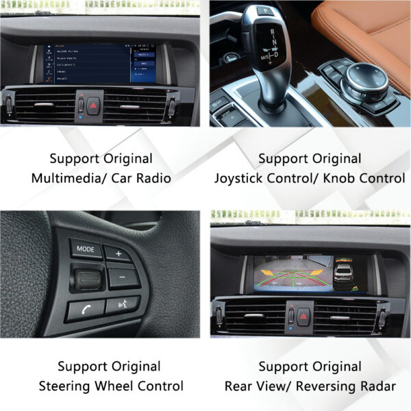 DRIKSWVE Android 13 BMW F25 Android Auto Carplay Screen with Qualcomm Snapdragon 665 8 Core for BMW X3 X4 E83 F25 F26 CIC NBT 2006-2017 Year - Image 6