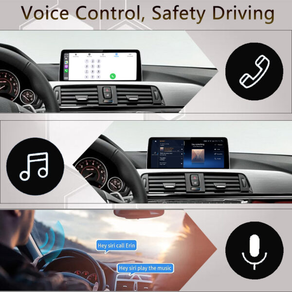 DRIKSWVE Android 13 BMW F30 Android Auto Carplay Screen with Qualcomm Snapdragon 665 8 Core for 3 Series 4 Series F30 F31 F32 F33 F34 F35 F36 CIC NBT EVO 2010-2018 Year - Image 3