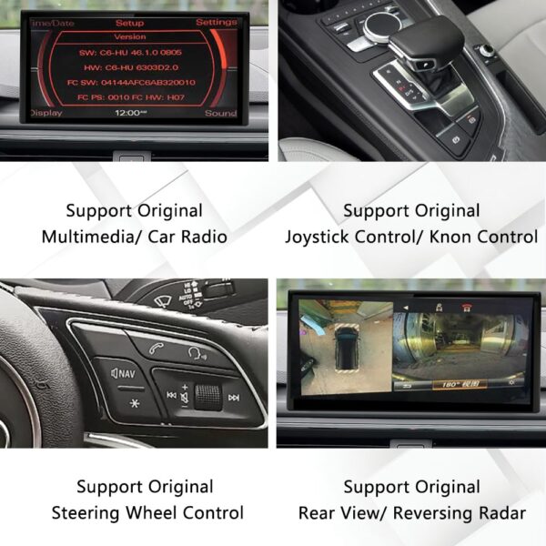 DRIKSWVE  Android 13 Wireless Carplay & Android Auto Screen with Snapdragon 665 8 Core Multimídia Automotiva Car Stereo for Audi A6L MIB B9 2012-2018 Year - Image 5