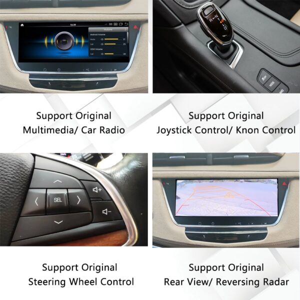 DRIKSWVE Android Auto Screen with Snapdragon 665 1920*720HD 10.25-inch Anti-glare Monitor for Cadillac XT5 Cue3.0/ Cue3.6 2016-2023 Year - Image 5