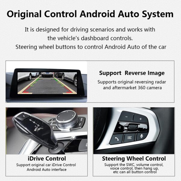 DRIKSWVE EVO/ MGU Android Auto Carplay Retrofit Kit Decoder with Snapdragon 665 8 Core for BMW EVO and MGU System - Image 4
